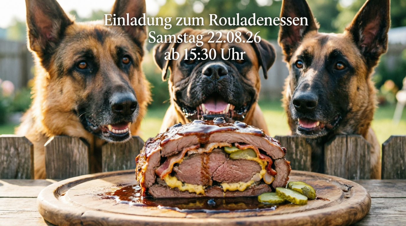 Einladung zum Rouladenessen am 22.08.26 ab 15:30 Uhr