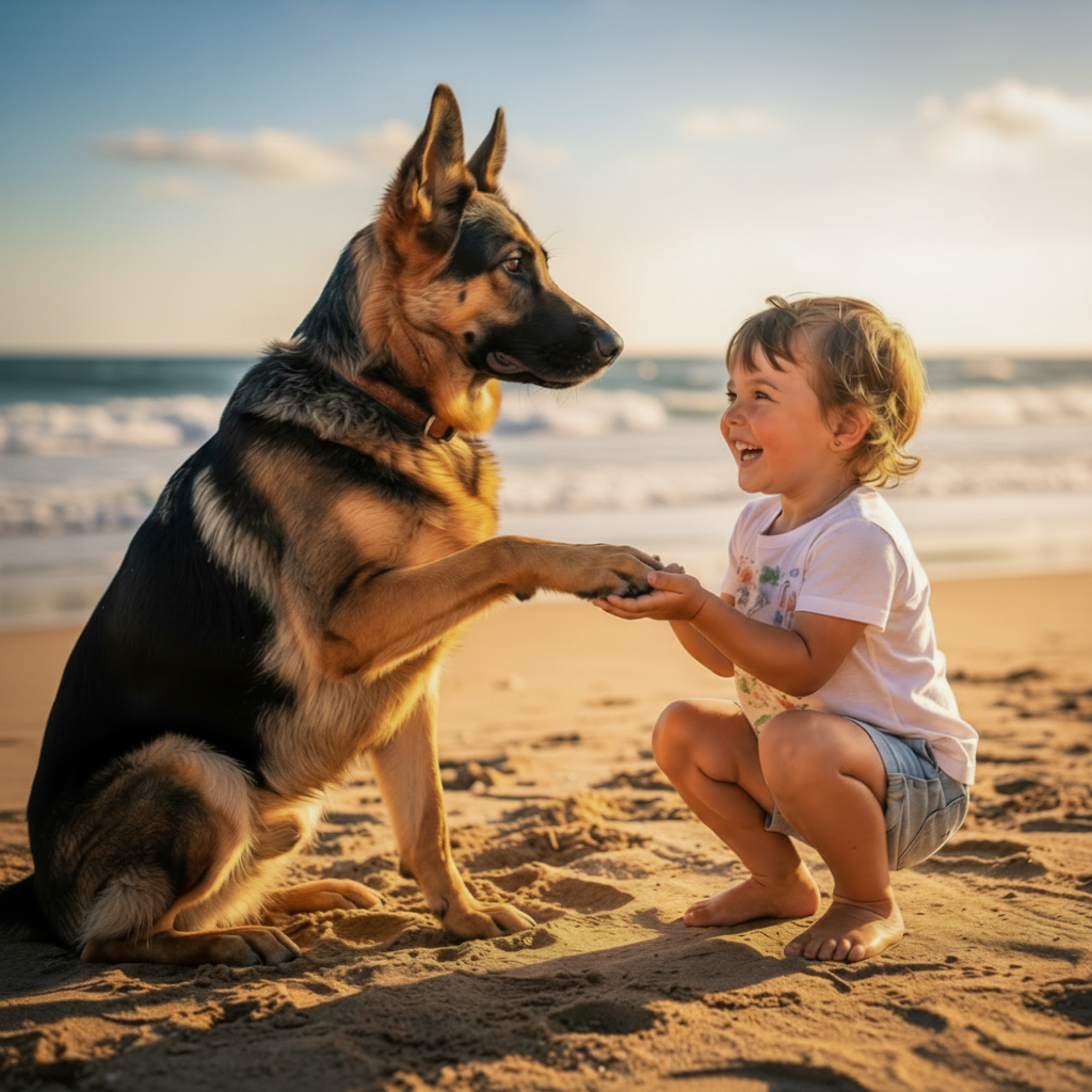 Hund am Strand - Training beim SV OG Bramstedt
